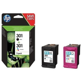 Pack 2 cartouches pour imprimante HP équivalent N9J72AE