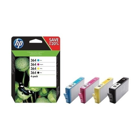 Pack 4 cartouches pour imprimante HP équivalent N9J73AE