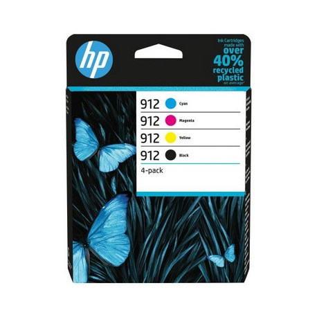 Pack 4 cartouches pour imprimante HP équivalent 6ZC74AE