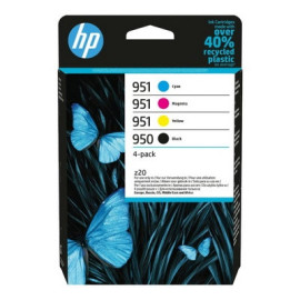 Pack 4 cartouches pour imprimante HP équivalent 6Z65AE
