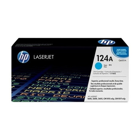 Toner cyan HP Q6001A, 124A