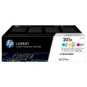 Pack 3 cartouches pour imprimante HP équivalent CF253XM, 201X