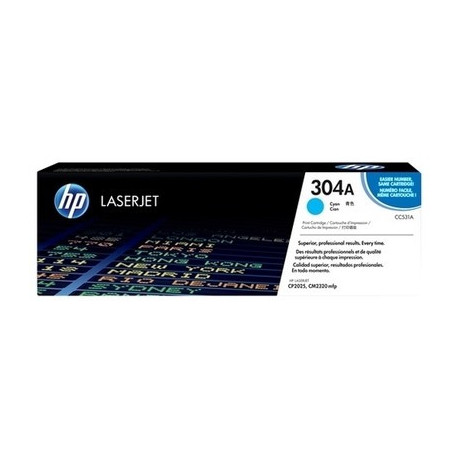 Toner cyan HP CC531A, 304A