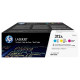 Pack 2 cartouches pour imprimante HP équivalent CF440AM, 312A