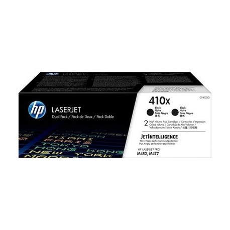 Pack 2 cartouches pour imprimante HP équivalent CF410XD