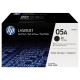 Pack 2 cartouches pour imprimante HP équivalent CE505D, 05A