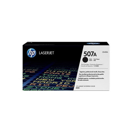 Toner noir HP CE400A, 507A
