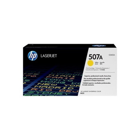 Toner jaune HP CE402A, 507A