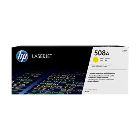 Toner jaune HP CF362A, 508A