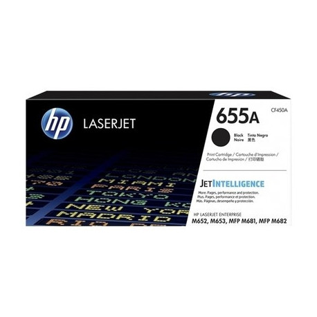 Toner noir HP CF450A, 655A