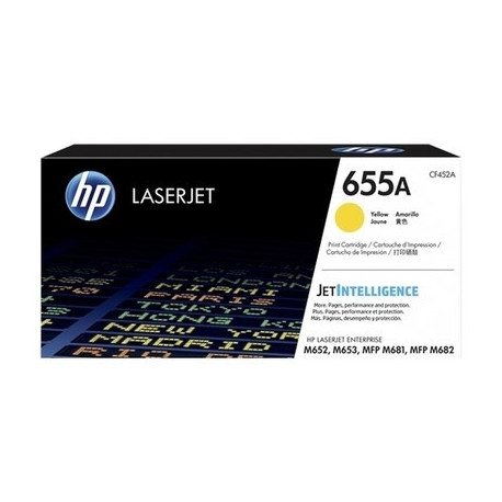 Toner jaune HP CF452A, 655A