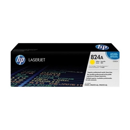 Toner jaune HP CB382A, 824A