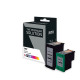Pack 2 cartouches pour imprimante HP équivalent C8767EE, C9363EE