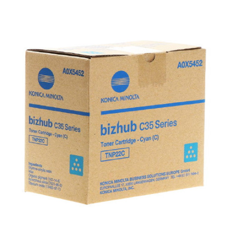 Toner cyan compatible A0X5452