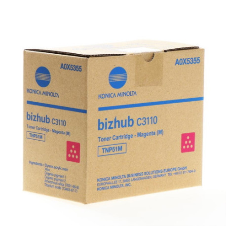 Toner magenta compatible A0X5355