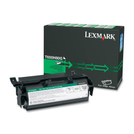 Toner noir Lexmark 0T650H80G, T650