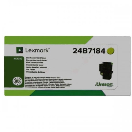Toner jaune Lexmark 24B7184