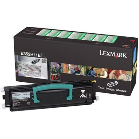 Toner noir Lexmark E352H11E