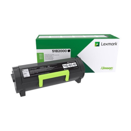 Toner noir Lexmark 51B2000