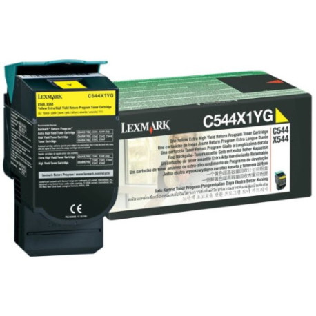 Toner jaune Lexmark 0C544X1YG
