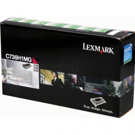 Toner magenta Lexmark 0C736H1MG