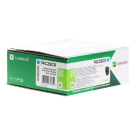 Toner cyan Lexmark 74C2SC0