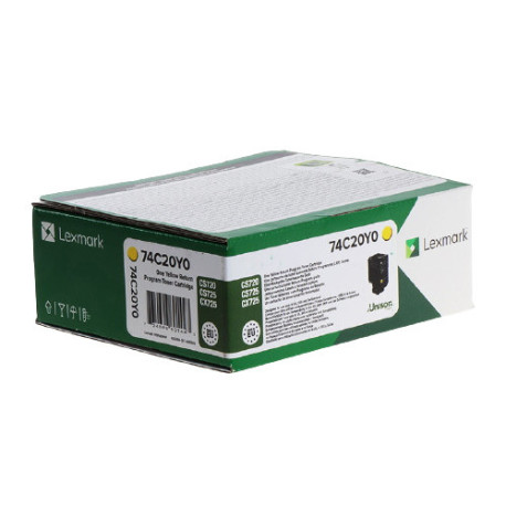 Toner jaune Lexmark 74C20Y0