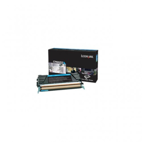Toner cyan Lexmark C746A2CG