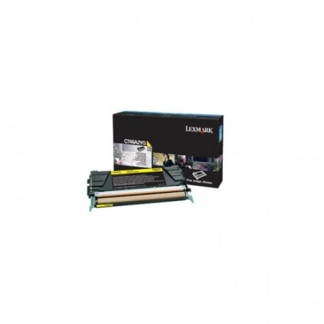 Toner jaune Lexmark C746A2YG