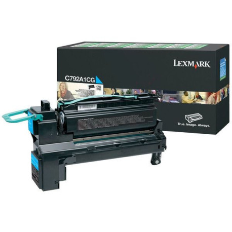 Toner cyan Lexmark C792A1CG