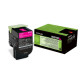 Toner magenta Lexmark 80C2HM0