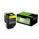 Toner jaune Lexmark 80C20Y0, T802