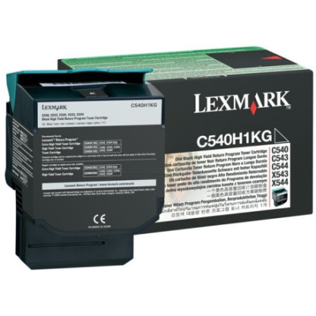 Toner noir Lexmark 0C540H1KG