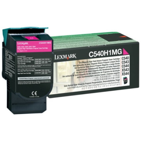 Toner magenta Lexmark 0C540H1MG