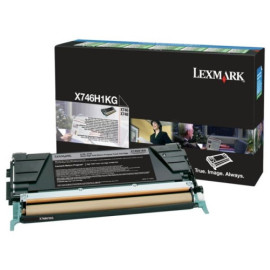 Toner noir Lexmark X746H1KG