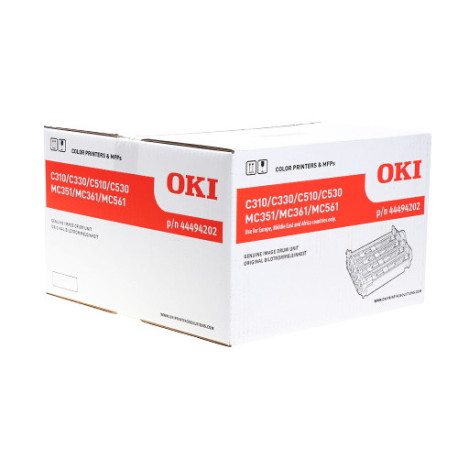 Tambour noir, cyan, magenta, jaune Oki 44494202