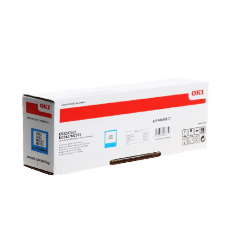 Toner cyan Oki 46490607