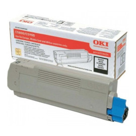 Toner noir Oki 43324424