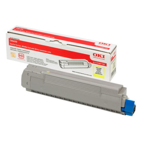 Toner jaune Oki 43487709