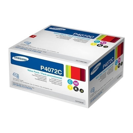 Pack 2 cartouches pour imprimante Samsung équivalent CLTP4072CELS, SU382A
