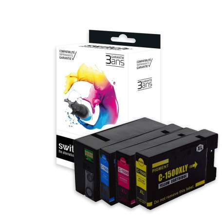 Pack 4 cartouches pour imprimante Canon équivalent 9182B001, 9193B001, 9194B001, 9195B001