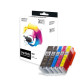 Pack 5 cartouches pour imprimante Canon équivalent PGI570XL, CLI571XL
