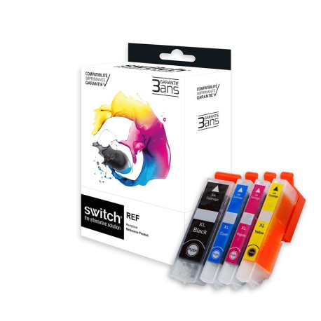 Pack 5 cartouches pour imprimante Epson équivalent C13T33574012
