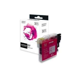 Réservoir encre Switch magenta compatible LC980/LC1100M