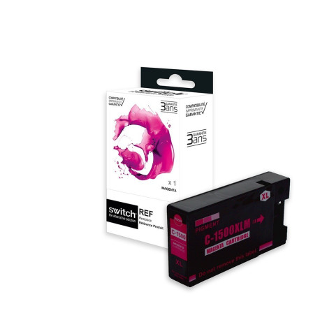 Réservoir encre Switch magenta compatible PG-1500, 9194B001