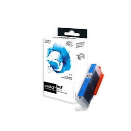 Réservoir encre Switch cyan compatible CLI551CXL, 6444B001