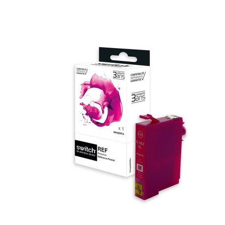 Réservoir encre Switch magenta compatible C13T02W34010