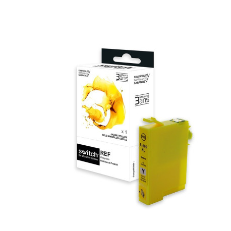 Réservoir encre Switch jaune compatible C13T02W44010