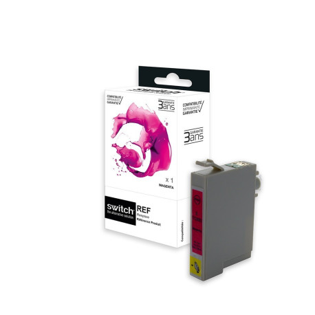 Réservoir encre Switch magenta compatible C13T07134011