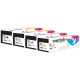 Pack 4 toners pour équivalent CF380X, CF381A, CF382A, CF383A